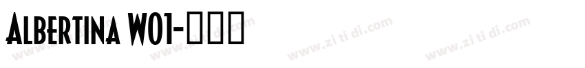 Albertina W01字体转换